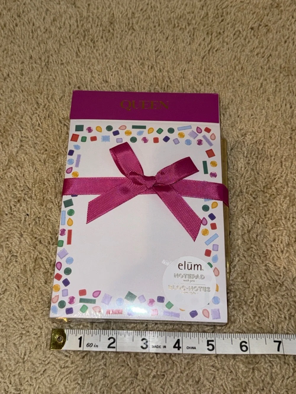 QUEEN Notepad with pen